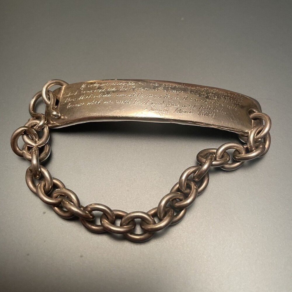 Jeanine Payer Sterling ID bracelet